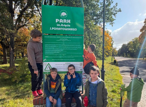 Lekcja wuefu w parku