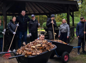 Porządki w Łódzkim Ogrodzie Botanicznym