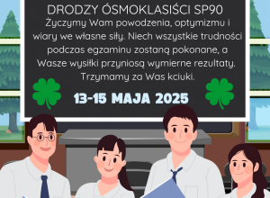 Życzenia dla ósmoklasistów